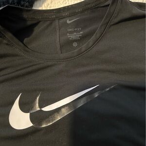 Nike DRI-FIT women Black and White Apparel
